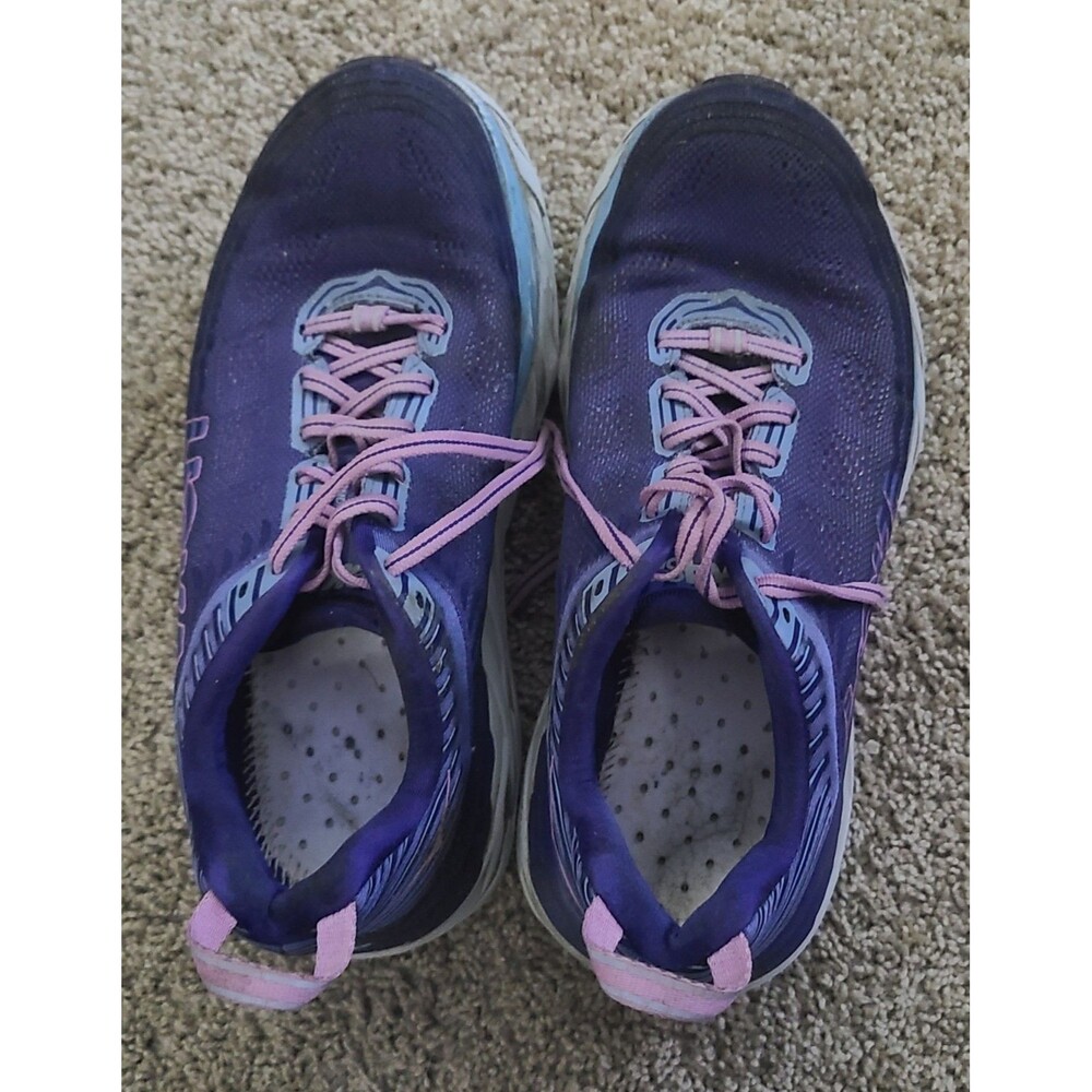 Hoka One One Bondi 6 Running Shoes Marlin Ribbon Purple Womens Sz 8D